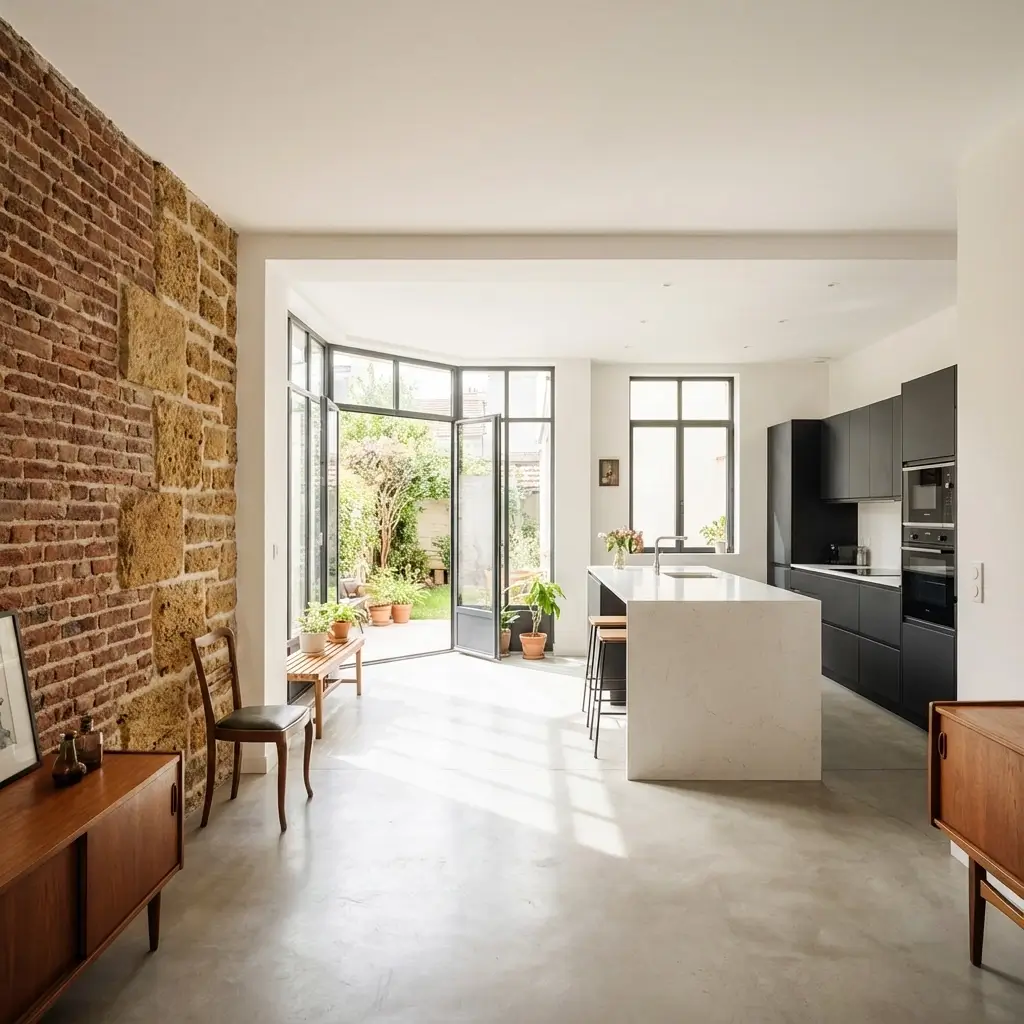 Rénovation maison meulière et brique à Malakoff - LCArchi